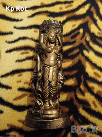 Винтидж ваза/свещник с флорални и индуистки орнаменти, снимка 14 - Антикварни и старинни предмети - 50989131