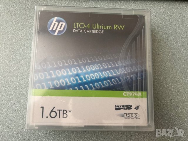 Aрхивиращo устройствo, HP LTO-4 Ultrium RW Data Cartridge 1.6TB, снимка 1 - Принтери, копири, скенери - 44339600