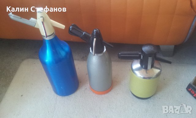 3 бр сифони за газиране на вода, снимка 8 - Други стоки за дома - 30855610