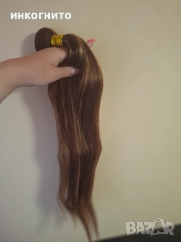 Екстеншън / треса от естествена коса