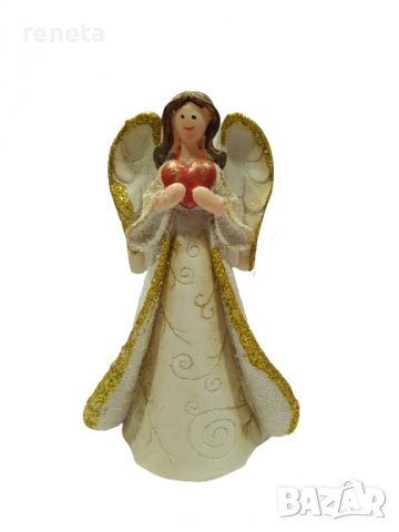 Фигурка Ahelos, Ангел, Керамична, 13 см., снимка 1