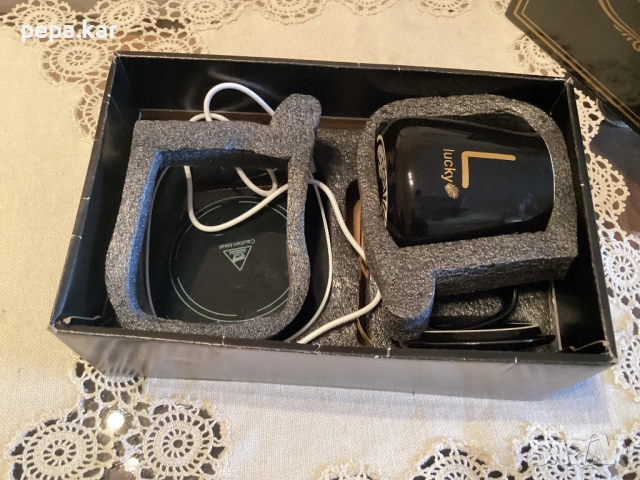 Чаша порцеланова с капаче,лъжичка и котлонче за офис , снимка 7 - Други - 53087000