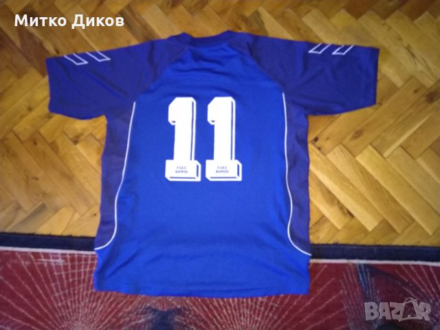 Футболна тениска Хумел №11 размер М, снимка 5 - Футбол - 30835850