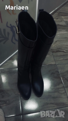 Черни ботуши Zara, снимка 11 - Дамски ботуши - 52854210