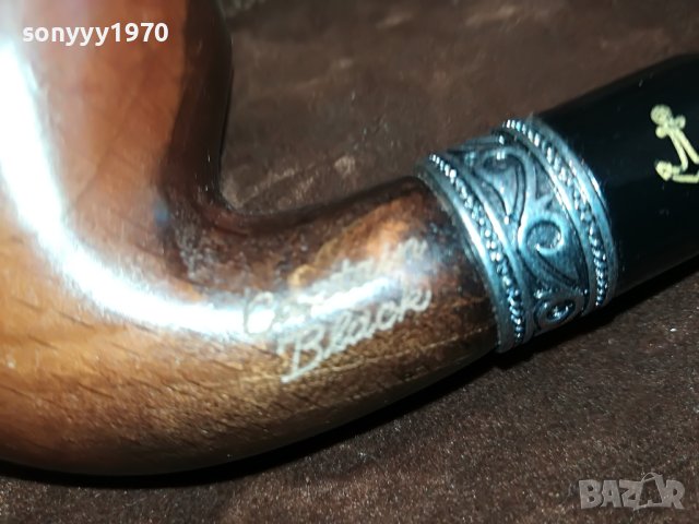 ДЪРВЕНА ЛУКСОЗНА ЛУЛА С ЛОГО И КЕЙС 0205231820, снимка 12 - Лули - 40565799