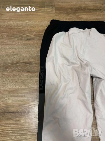 Оргинално мъжко долнище Lacoste White Embroidered Logo Track Pants , S размер , снимка 9 - Спортни дрехи, екипи - 50805798