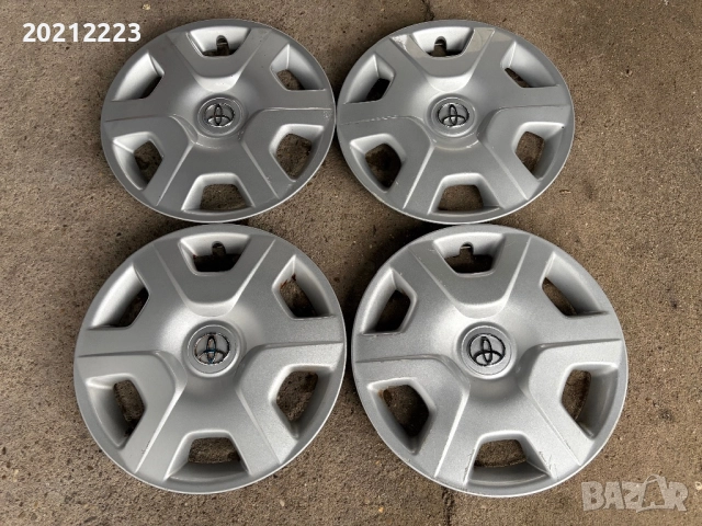 4 броя оригинални тасове за Тоyota Yaris 14, снимка 6 - Аксесоари и консумативи - 52663477