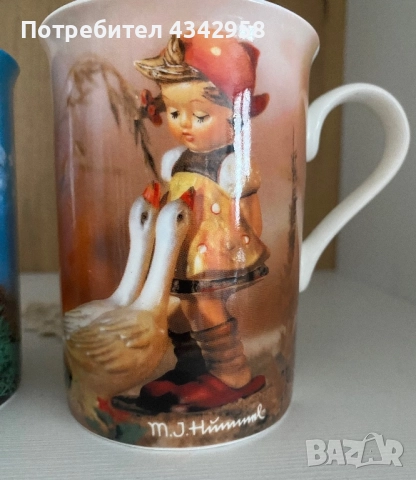 Чаша в стил M.J.Hummel.Порцелан.Германия 