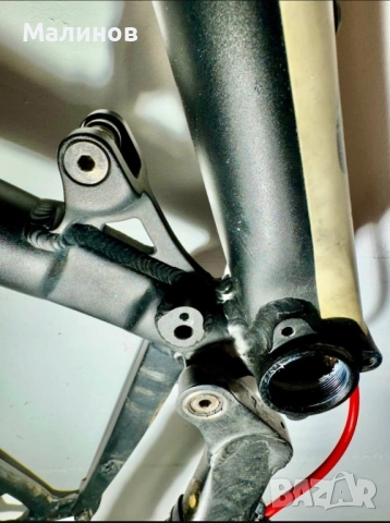 Алуминиева велосипедна рамка Canyon AM 9.0 SL, размер L, 2012г. 26", снимка 10 - Части за велосипеди - 52190220