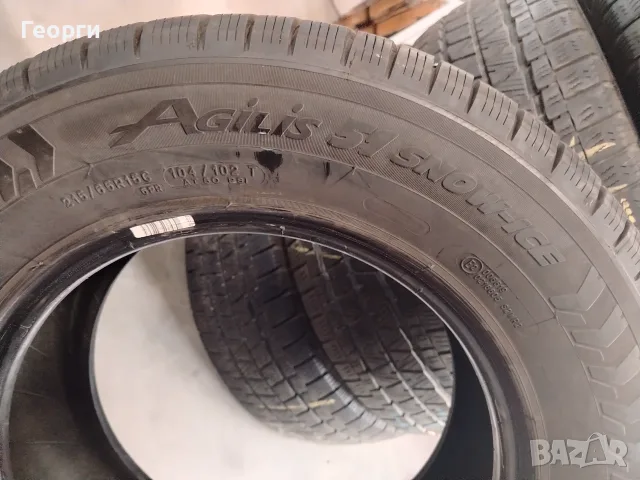 2бр.зимни гуми 215/65/15C Michelin, снимка 4 - Гуми и джанти - 56334829