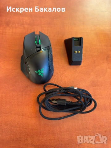 Геймърска мишка Razer BasiliskUltimate с включен ChargingDock, безжична, снимка 3 - Геймърски - 52905901