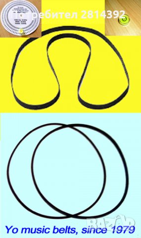 РЕМЪЦИ ремък ЗА ГРАМОФОНи магнетофони ролкови и касетен декове касетофони Hi-Fi техника, снимка 12 - Грамофони - 30464297