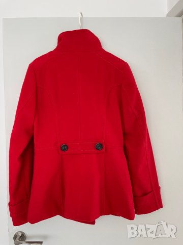 Дълго пухкаво палто Сака Zara H&M Bershka Forever21 (S/M), снимка 7 - Сака - 38112865