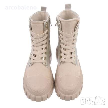 Дамски боти с връзки, 2цвята, снимка 9 - Дамски боти - 42882847