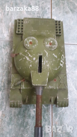 Стара руска играчка Танк, снимка 3 - Колекции - 54272594