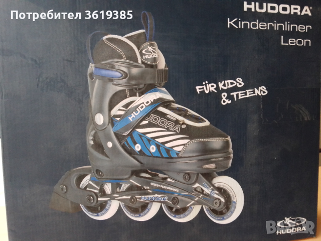 Регулеруеми Ролери, Ролкови кънки, HUDORA Leon, размер 33-36, снимка 11 - Ролери, кънки - 44586055