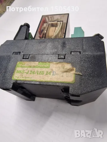 релета schrack ra450024 24v / 6a с цокъл, снимка 3 - Друга електроника - 48196237