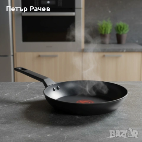 Тиган Edenberg с керамично незалепващо покритие — за здравословно готвене, снимка 3 - Уреди за готвене на пара - 53985309