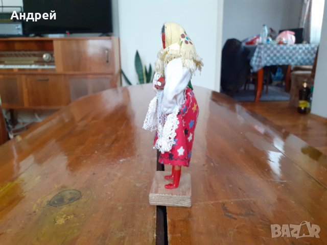 Стара фолклорна фигурка,сувенир #5, снимка 2 - Антикварни и старинни предмети - 31581129