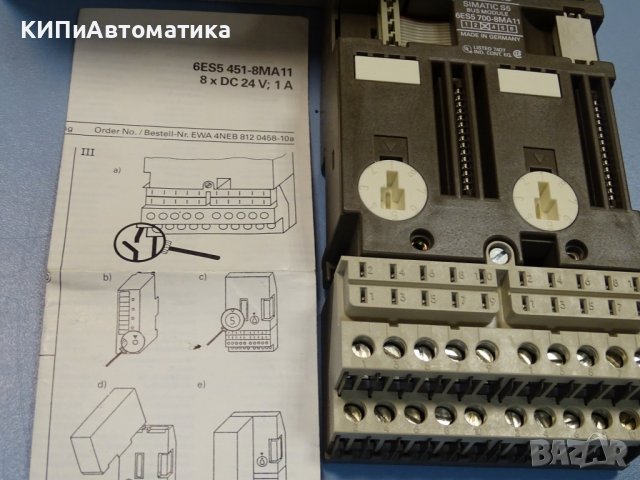 блок конекторен Siemens 6ES5 700-8MA11 Simatic S5 Bus Module, снимка 8 - Резервни части за машини - 36936775