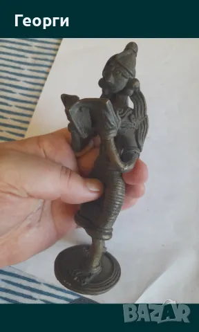Бронзова статуетка-66, снимка 6 - Антикварни и старинни предмети - 50125617