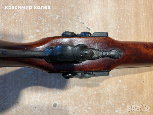 реплика на кремъклен пистолет "Perass Montlucon 1792", снимка 10 - Антикварни и старинни предмети - 54274835
