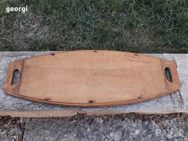 Ретро дървен поднос  10/4, снимка 6 - Антикварни и старинни предмети - 33881151