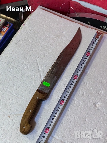 стар голям нож , снимка 2 - Ножове - 53042381