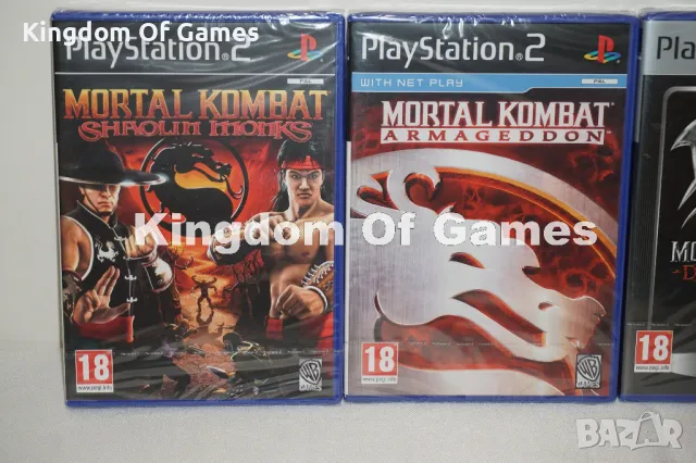 ЧИСТО НОВИ Игри за PS2 Mortal Kombat: Shaolin Monks/Armageddon/Deception/Deadly Alliance/, снимка 2 - Игри за PlayStation - 47644367