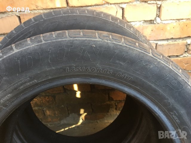 4 броя летни гуми Dunlop 185/60/15, снимка 6 - Гуми и джанти - 30956811