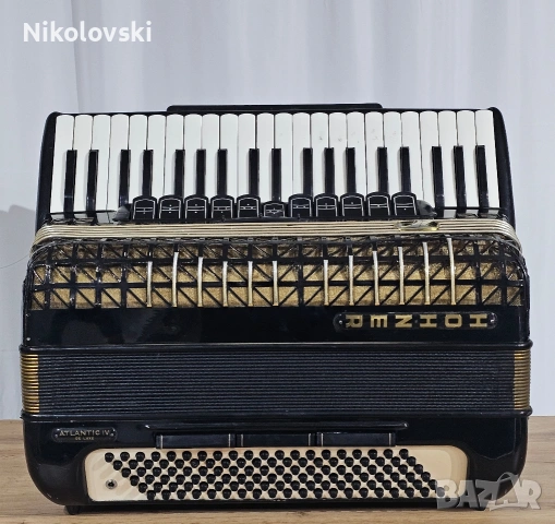 Акордеон Hohner Atlantic IV Deluxe , снимка 2 - Акордеони - 53312932