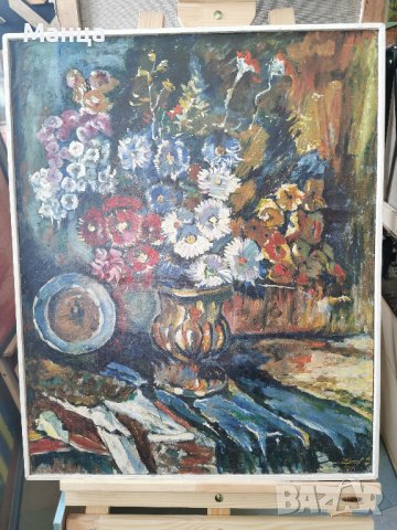 Стара картина масло върху фазер