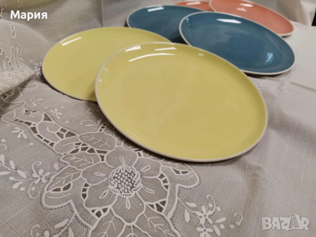 Villeroy & Boch Mettlach Saar 6 броя, снимка 2 - Чинии - 51933952