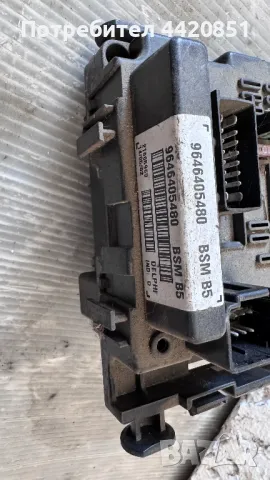 Контролен Модул (Бушонно Табло BSI / BSM ) за Peugeot 307 - 9646405480, снимка 2 - Части - 50288003