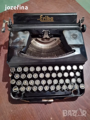 Антикварна печатаща машина Erika Naumann – 1940 г., снимка 2 - Антикварни и старинни предмети - 50830153