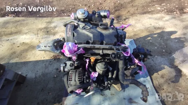 Двигател със скоростна оборубван с всички агрегати, 1,4; тди 2005; Фабия 1: fabia 1, 1,4; tdi, amf., снимка 2 - Части - 48030882