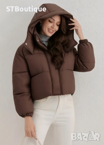 🌸 Дамско леко зимно яке с качулка – STBoutique 🌸, снимка 10 - Якета - 52280870