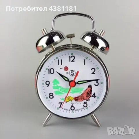 Класически ретро механичен будилник, снимка 3 - Други стоки за дома - 49128397