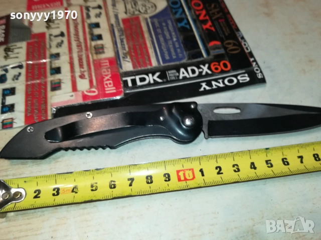 МЕТАЛНА ЧЕРНА АВТОМАТИЧНА НОЖКА 0509251737, снимка 4 - Оборудване и аксесоари за оръжия - 51618440