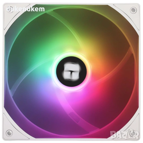 PWM вентилатор TL-C14CW-S 140 mm – тих, ARGB, бял