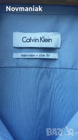 Calvin Klein Non-Iron-Много Запазена, снимка 5 - Ризи - 36957367