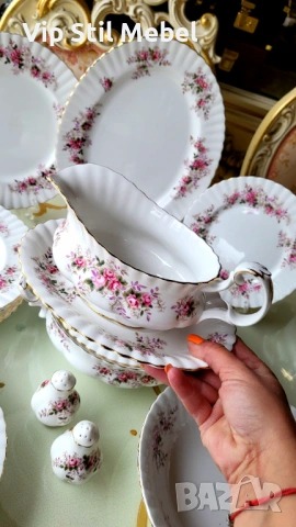 Сервиз за хранене Royal Albert, Lavender Rose , снимка 11 - Сервизи - 53935300