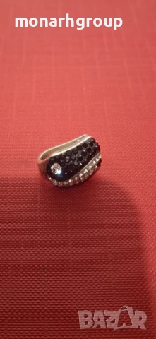 Сребърна обеца, снимка 2 - Обеци - 51058397