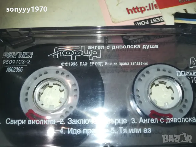 ГЛОРИЯ-АНГЕЛ С ДЯВОЛСКА ДУША-ОРИГИНАЛНА КАСЕТА 0811241755, снимка 4 - Аудио касети - 47895167