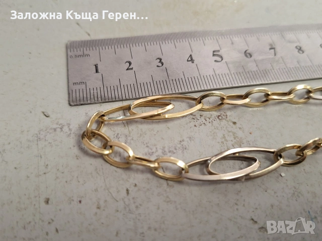 Дамско колие 10,64гр., снимка 2 - Колиета, медальони, синджири - 53972898