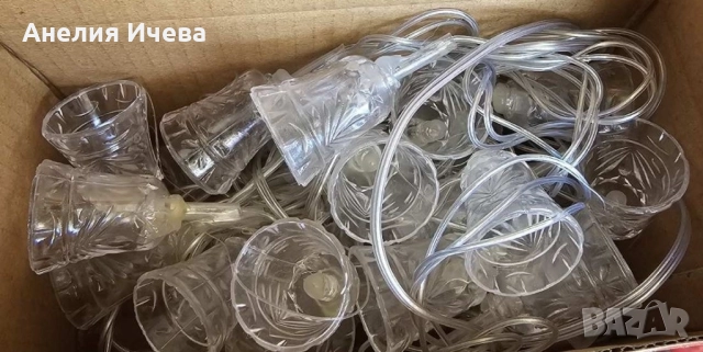 Многоцветни коледни LED лампички с камбанки - Многоцветни, дължина - 5м ,28бр лампички. , снимка 3 - Други - 52009007