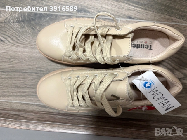 Дамски маратонки естествена кожа, снимка 3 - Дамски ежедневни обувки - 54271353