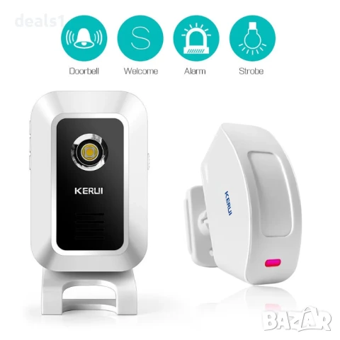 Kerui М7 Звънец с Камера и Сензор за движение Безжична Сплит Система, снимка 2 - Други стоки за дома - 50535850