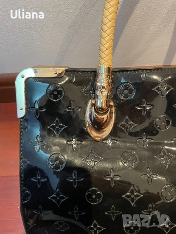 Дамска чанта естествен лак, снимка 7 - Чанти - 51921992