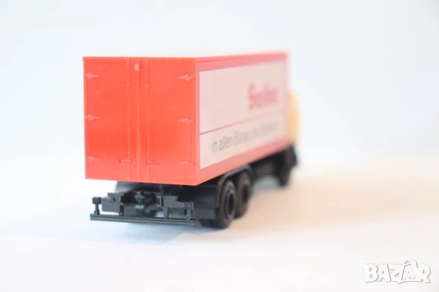 HERPA 1:87 H0 MERCEDES BENZ КАМИОН TIR МОДЕЛ КОЛИЧКА, снимка 5 - Колекции - 50496288